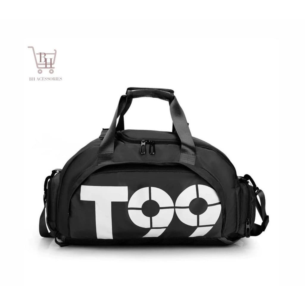 Mochila Preta Costa Transversal Fitness, Treino, Futebol, Academia Impermeável