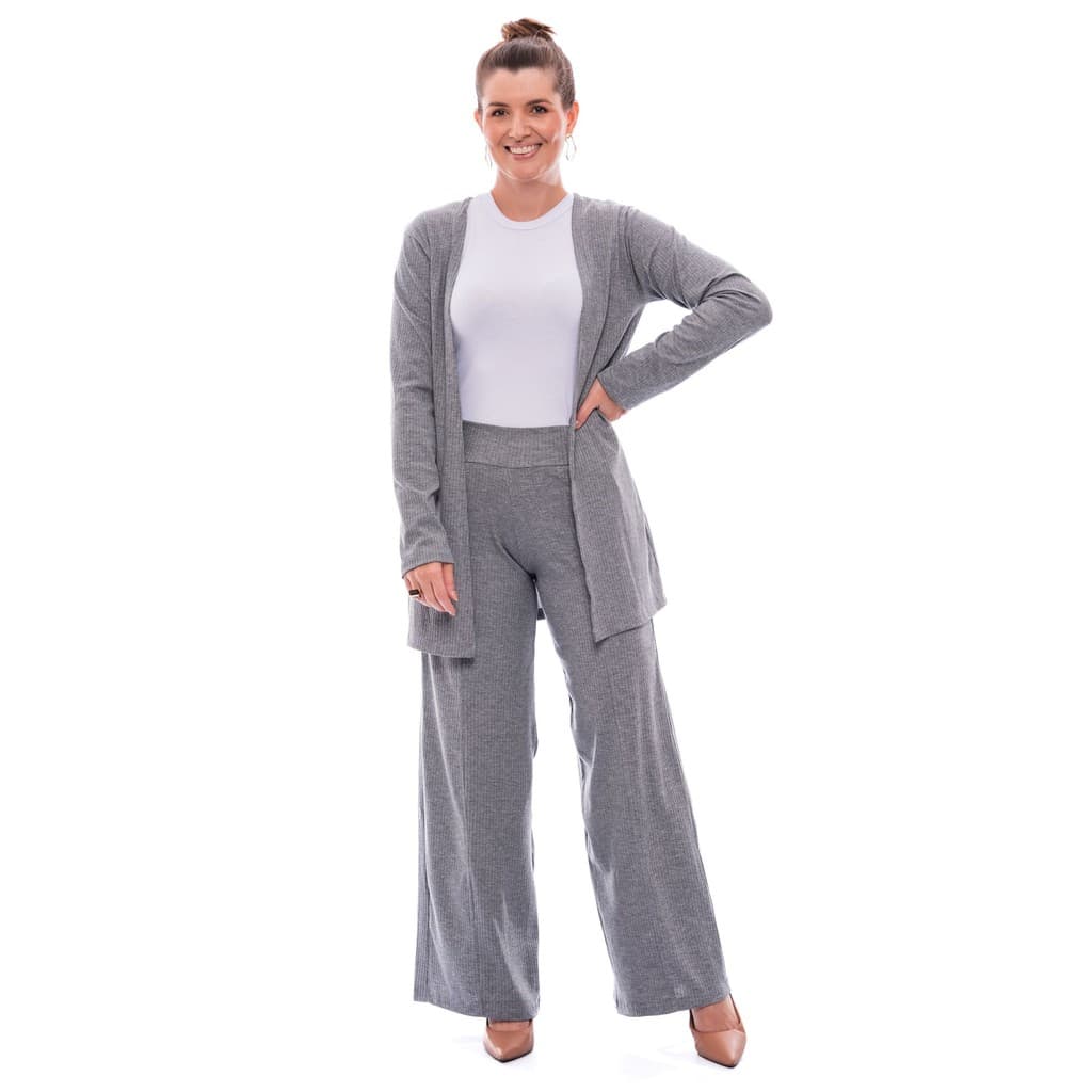 Cardigan Canelado Feminino | Básico, Confortável e Atemporal