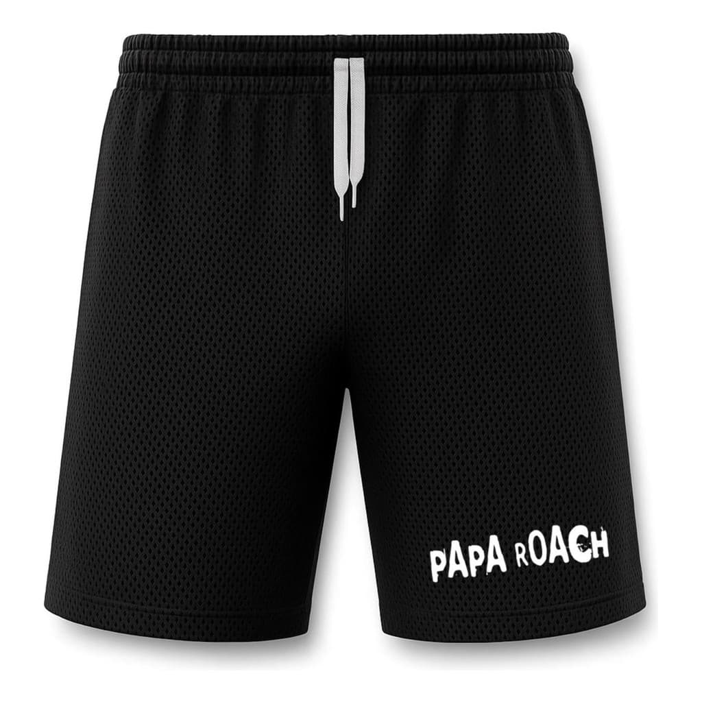 Bermuda Short Banda Rock Papa Roach Dry Fit Masculino Treino