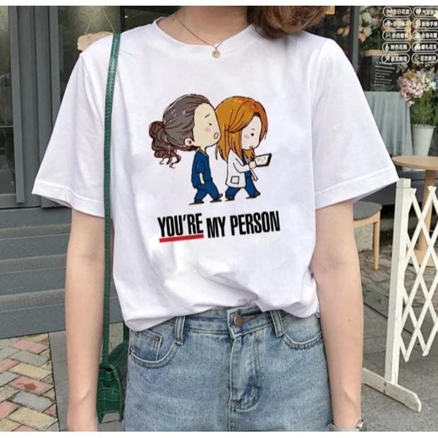 Camiseta grey's anatomy you're my person