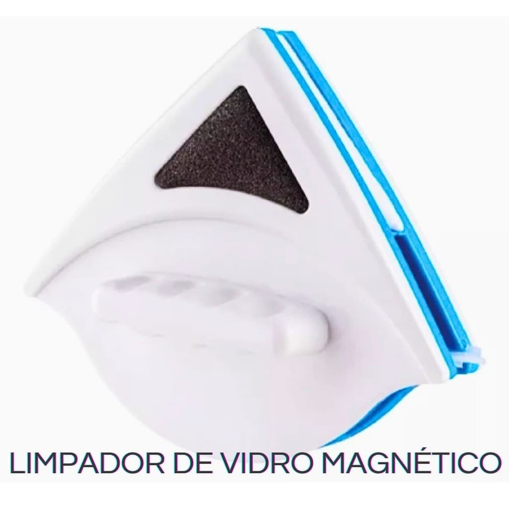 Limpador de Vidro Magnético Rodo Mágico 3-10mm Janelas Brilhantes