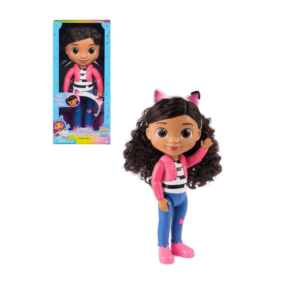 Boneca Casa Mágica da Gabby Girl 33cm Orelhas Removíveis