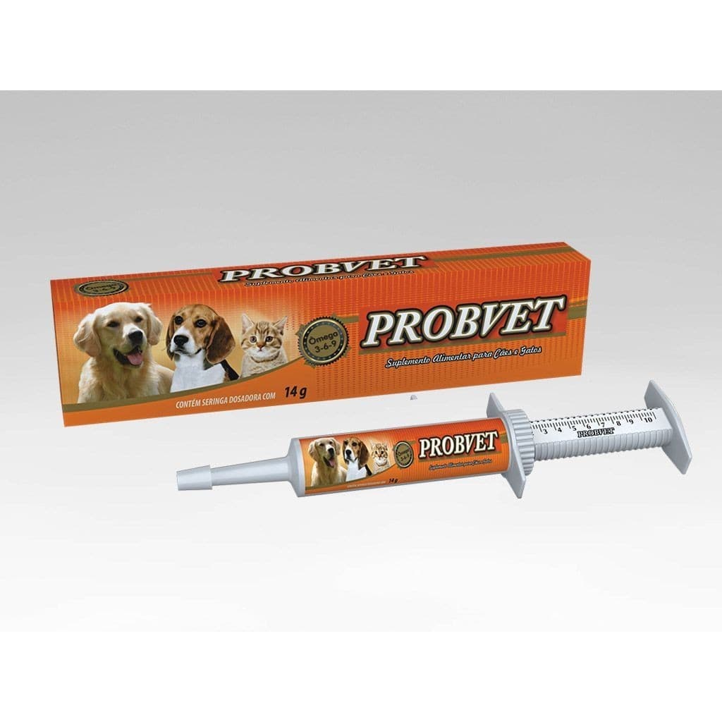 Probvet Probiótico e Prebiótico Suplemento Cães e Gatos 14gr - VetBras