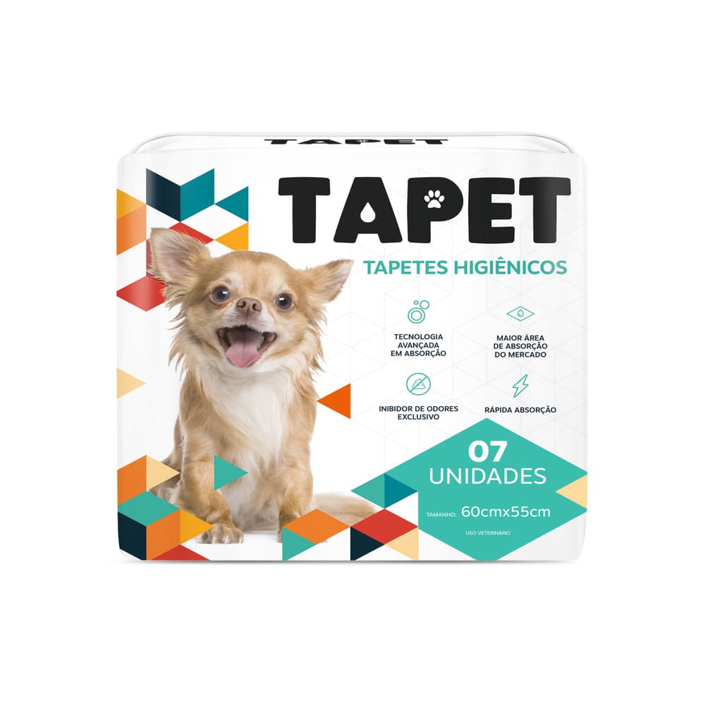 Tapet Tapete Higiênico 60x55cm Pacote Com 7 Unidades Procão