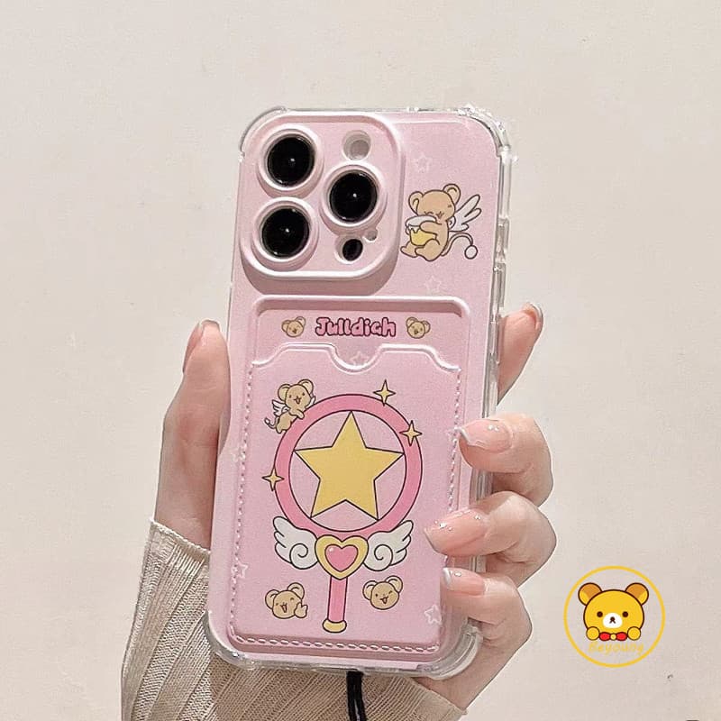 Capa De Telefone Carteira Rosa Sailor Moon Para Xiaomi Poco X7 Pro X6 X5 X4 X3 NFC M6 M5S M5 M4 M2 F6 C61 C55 C51 C50 5G
