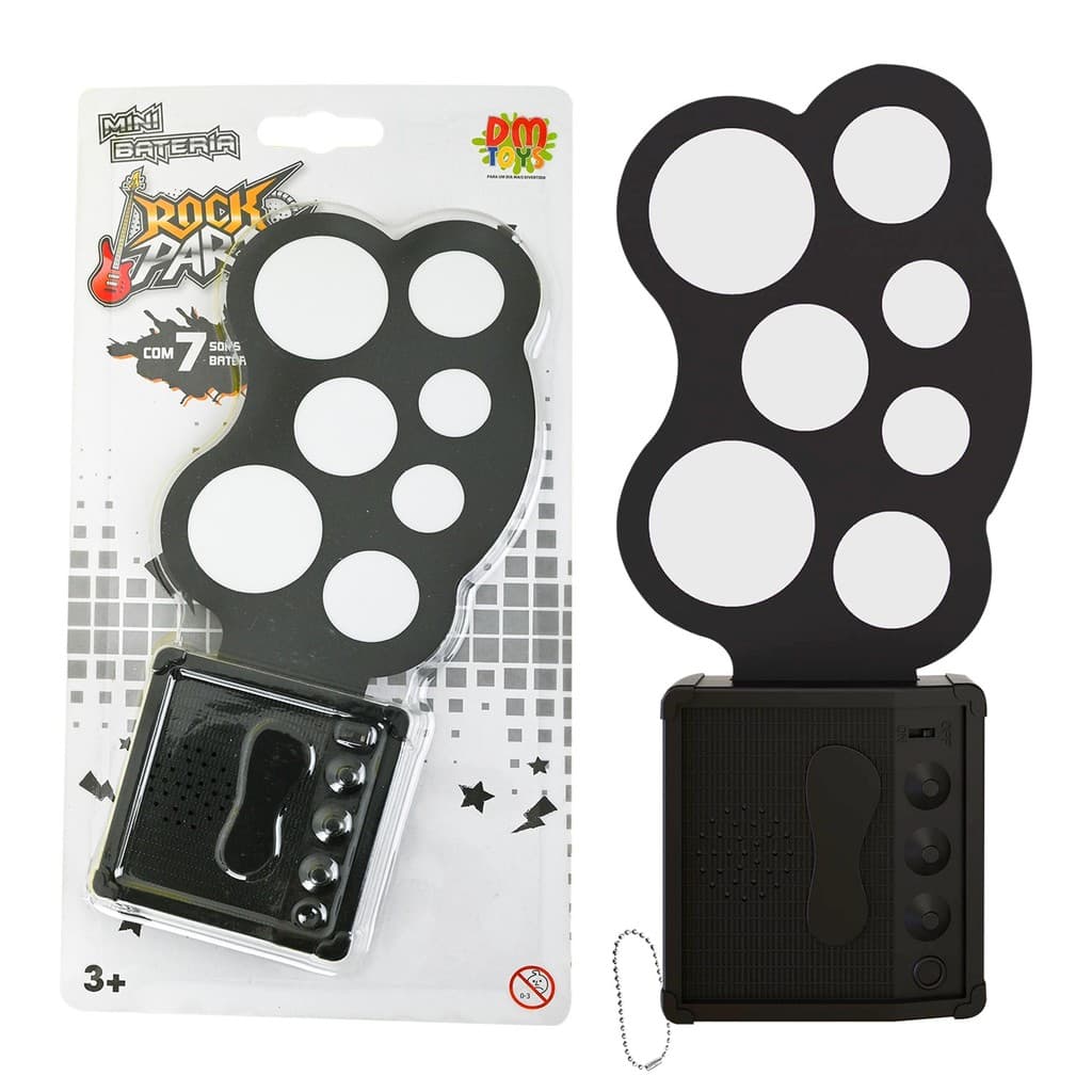 Mini Bateria Eletrônica Infantil Portátil Com 7 Sons De Bateria Para Estimular A Criatividade

 - Dm Toys