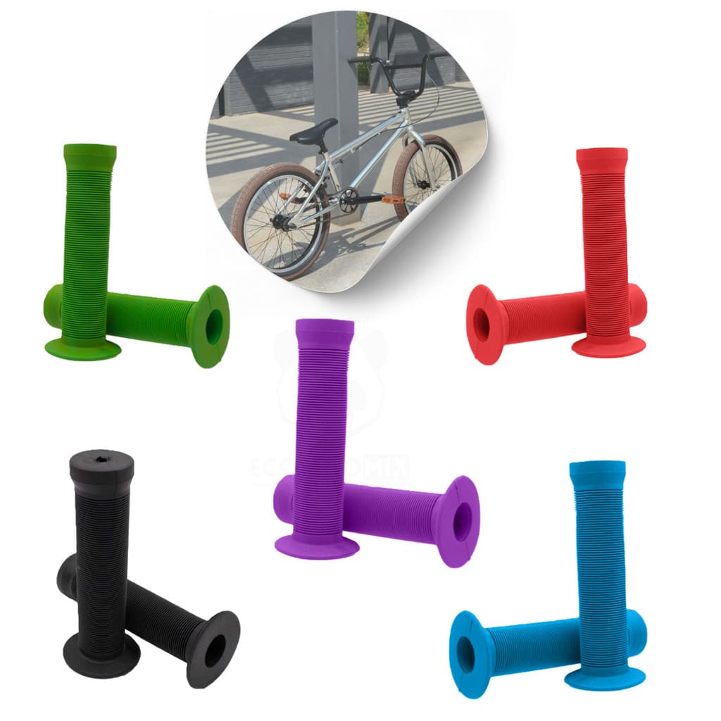 Par de Manopla luva Gta Punho Borracha 132mm Para Bicicleta Bmx Mtb