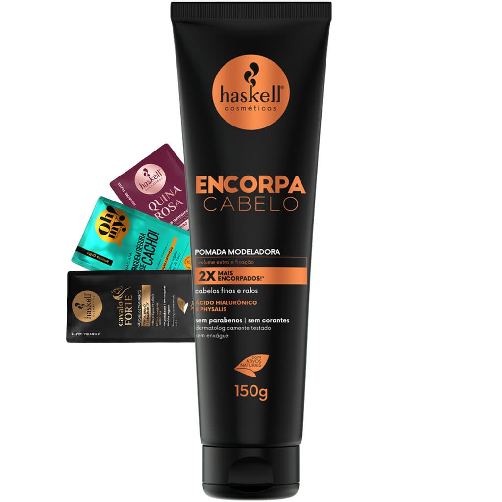 Haskell Encorpa Cabelo Pomada Modeladora 150gr