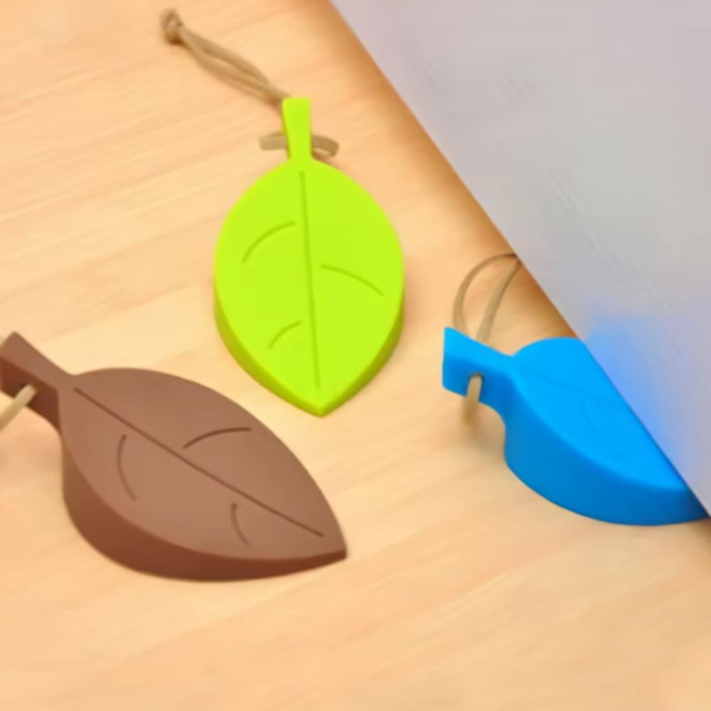 Parador De Porta Folha Prendedor Silicone Peso Trava Protetor Decoração Envio Imediato