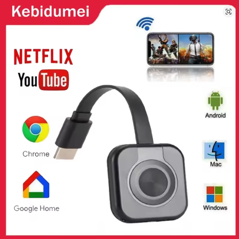 Receptor WiFi Compatível Com HDMI HD 1080P Para Tela MiraScreen Anycast Miracast TV Dongle Stick Espelhada iOS Android