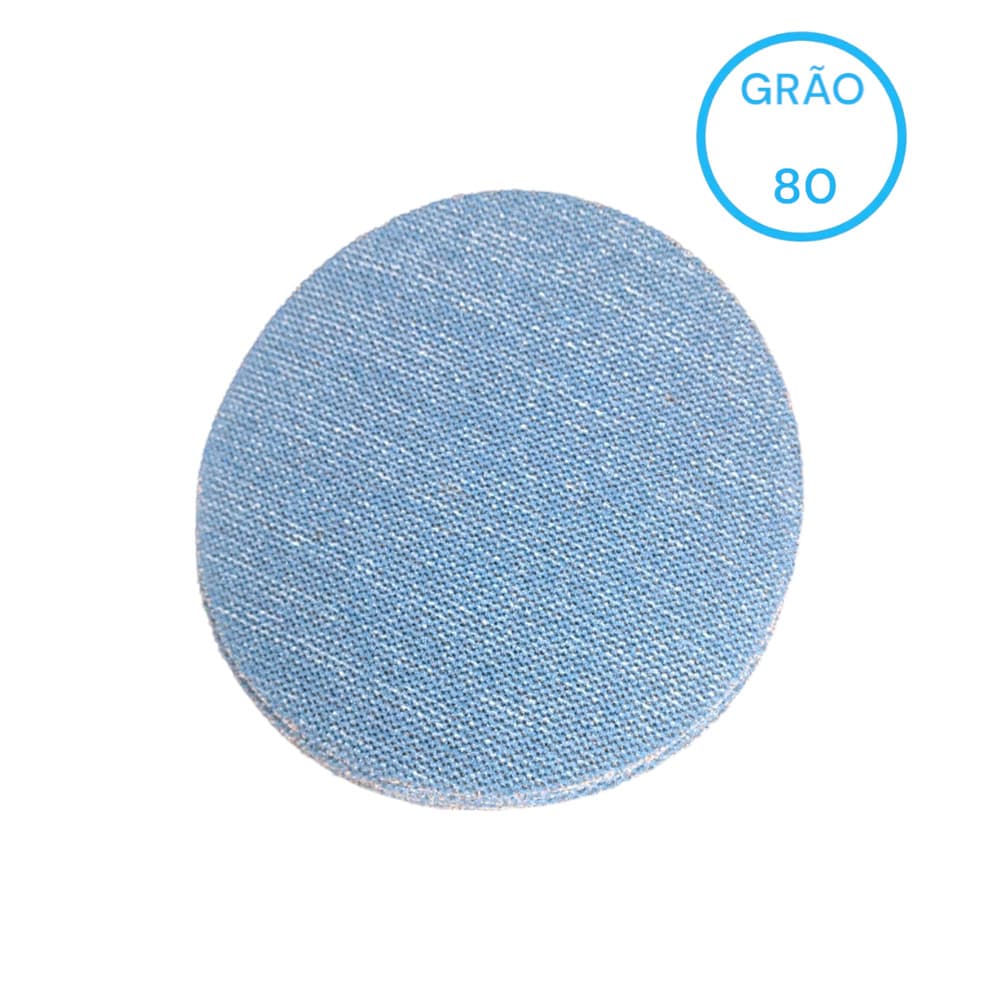 Lixa Disco Telada 3DNET 6"pol/152,4MM 10 Peças Alcar - 80