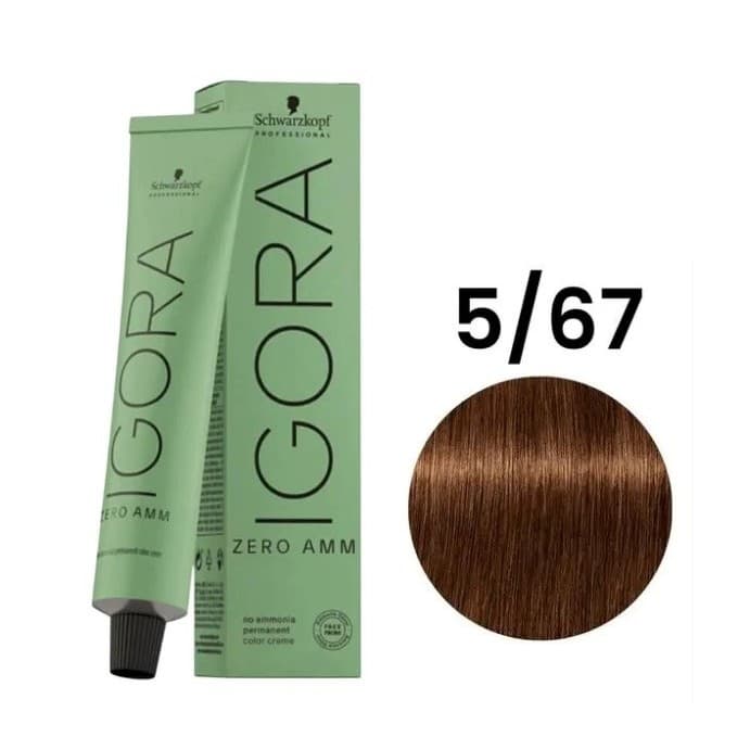 Coloração Importada Schwarzkopf Igora Zero AMM 5-67 60g