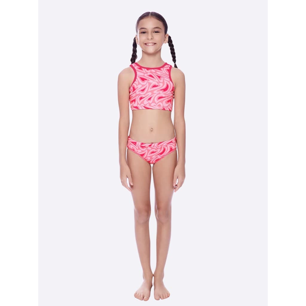 Biquini Cropped Infantil Speedo Little Hearts