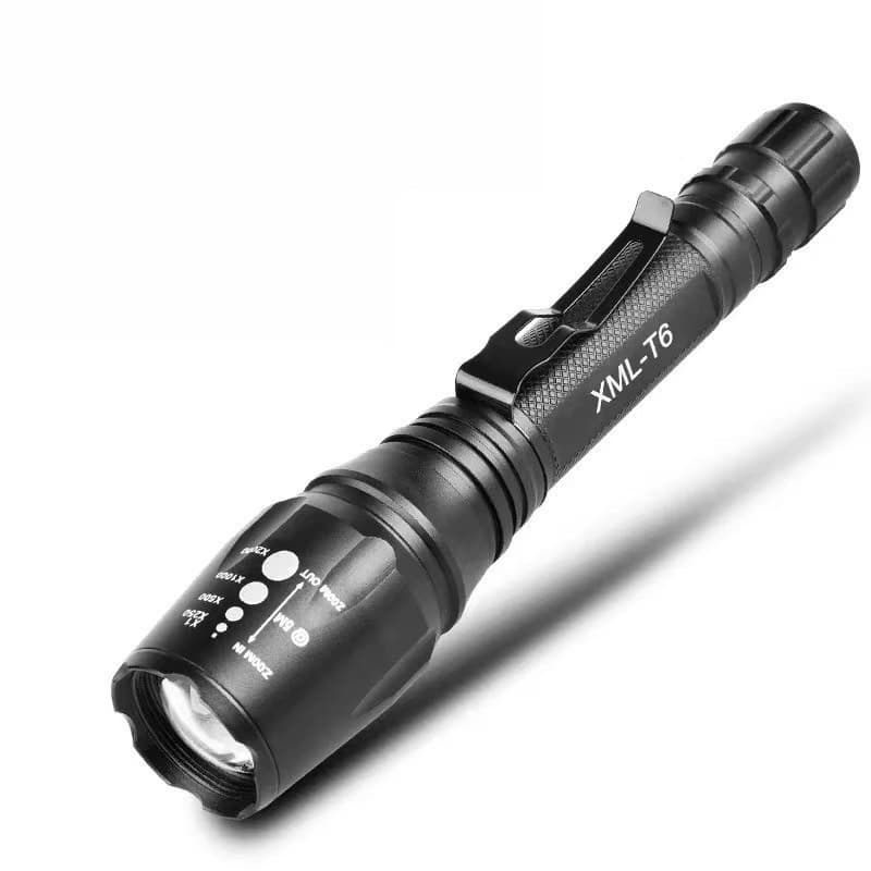 Lanterna Tática Policial Militar 480000W Super Potente com 2 Baterias Recarregáveis - Highlight Torc
