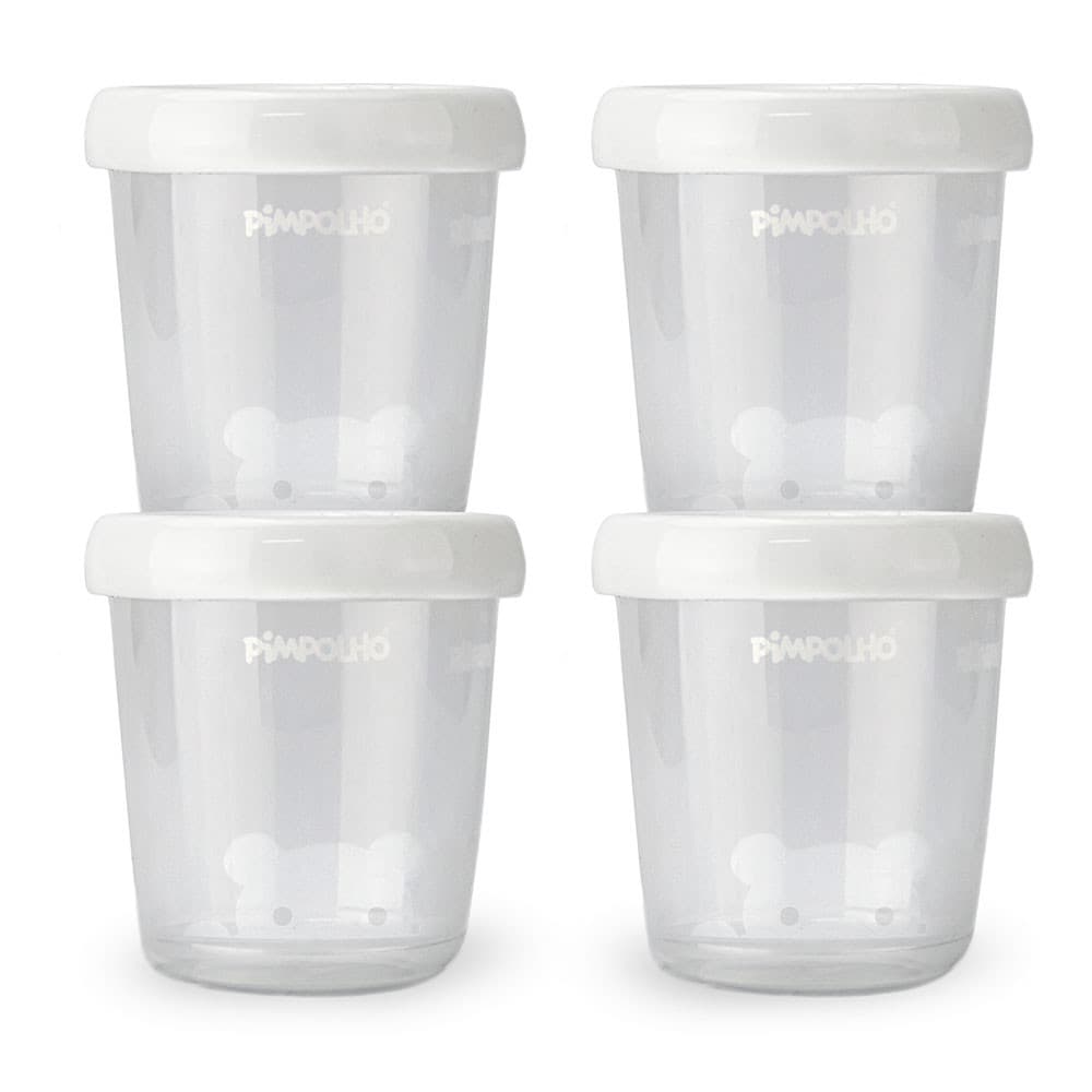 Pote Para Leite Materno 4 Unidades Pimpolho