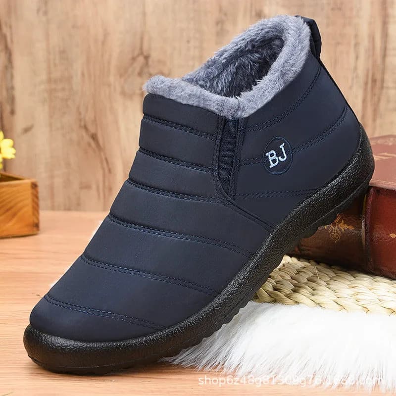 Botas Masculinas De Neve Casuais Unissex Sapatos De Inverno Para Homens Moda Tornozelo À Prova Dwaterproof Água Calçados