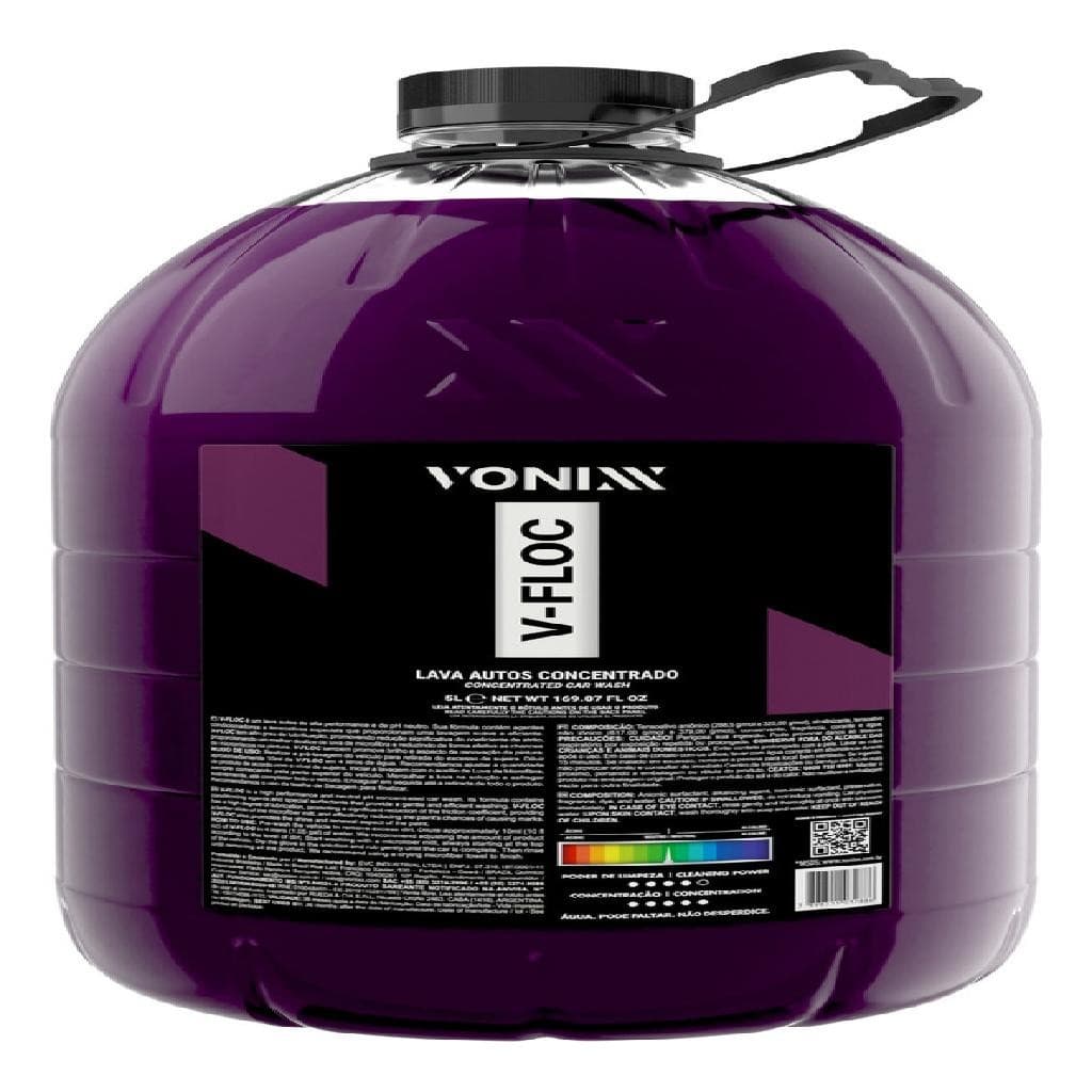 SHAMPOO AUTOMOTIVO V-FLOC 5L VONIXX