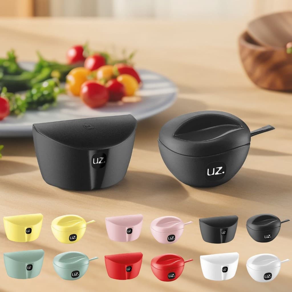 Kit 2 Peças Cozinha Com Saleiro Porta Sal Porta Tempero E Açucareiro Com colher UZ Envio Imediato