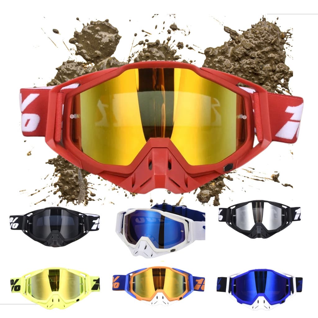 Óculos Motocross Lente Espelhada Trilha Ciclismo Ski