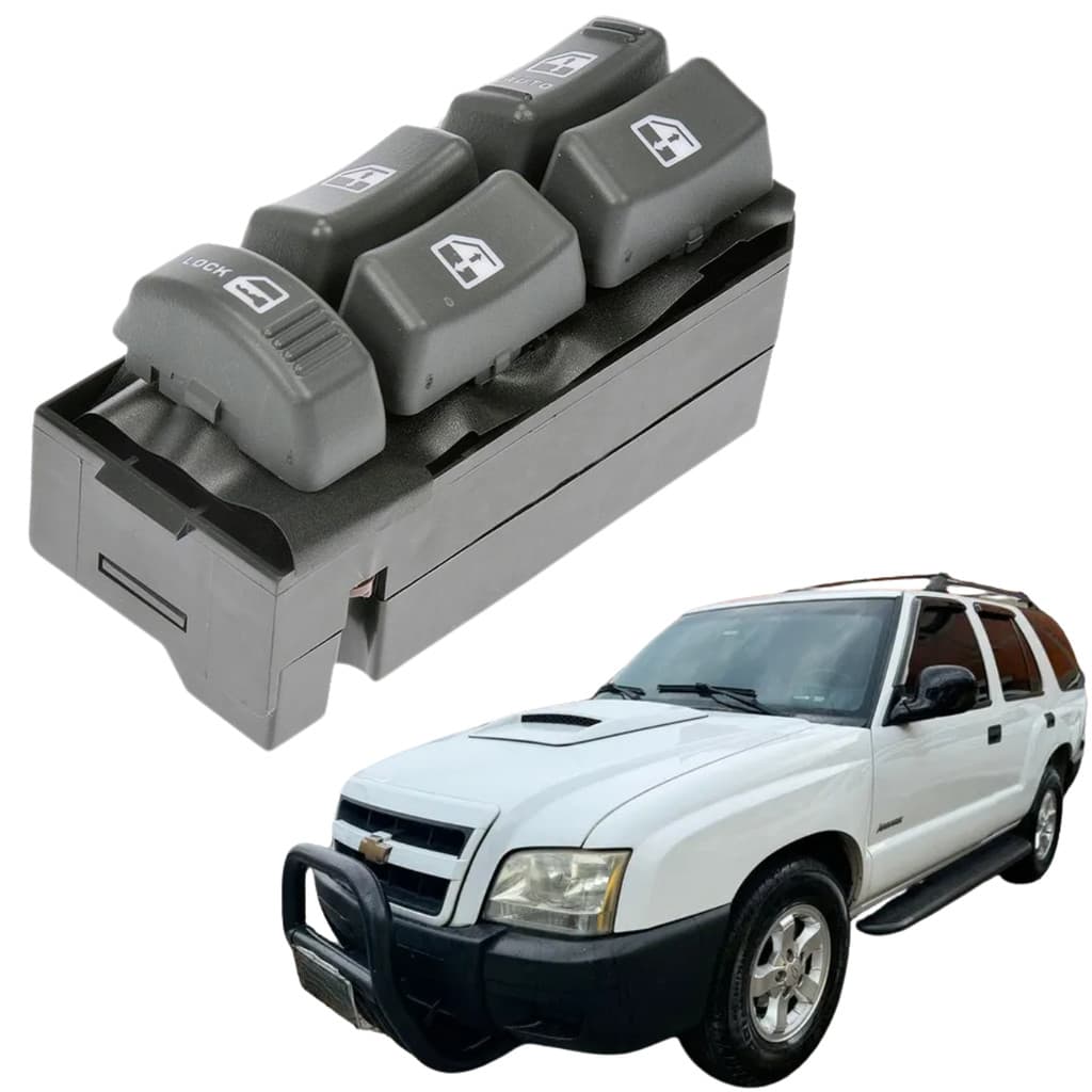 Botão Comando Interruptor Vidro Eletrico Blazer 1995 A 2011