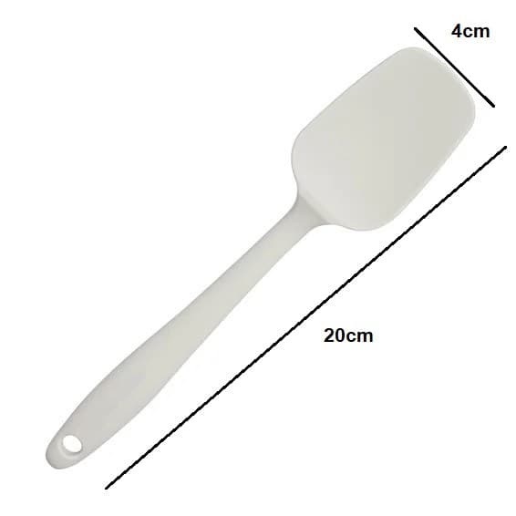 Mini Espátula Reta de Silicone para Pão Duro 20cm