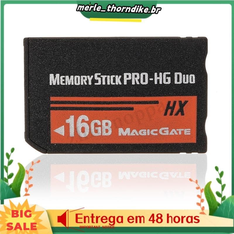 Memory Stick MS Pro Duo Cartão Flash PSP Câmera Cybershot
