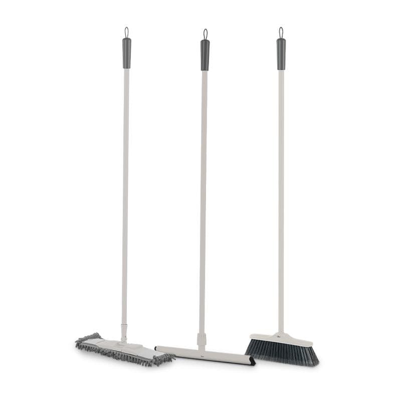 Kit limpeza prática com Mop seco Vassoura e Rodo Ou Linha Flow