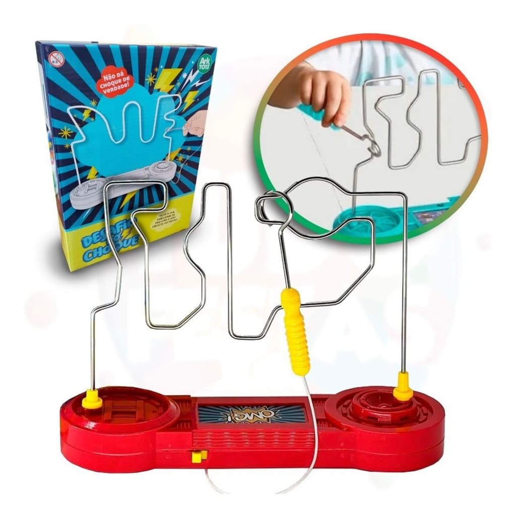 Jogo Mesa Desafio Choque Labirinto com Luz e Som