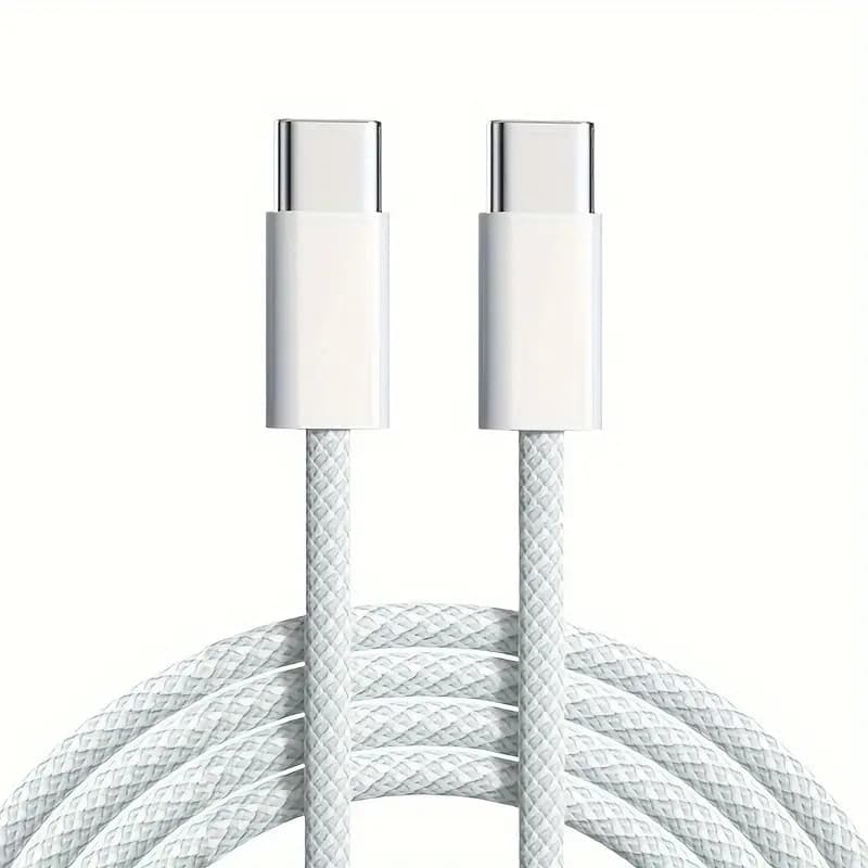 Cabo Iphone 15 Carregador entrada Tipo C USB-C 66W Carregamento Rápido Original