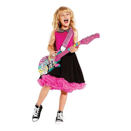 Guitarra Infantil Fabulosa Barbie Função Mp3 8006-9 - Fun