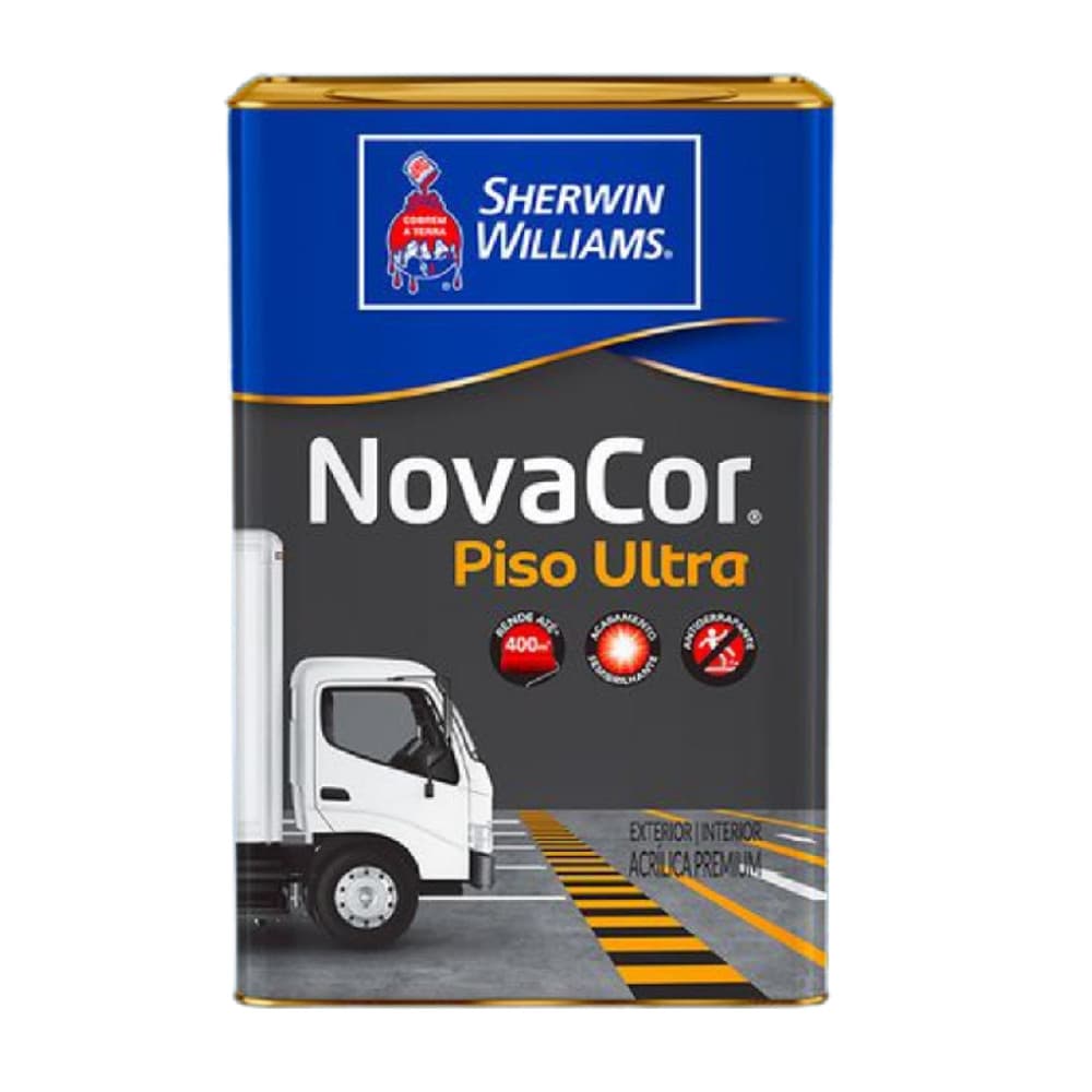 TINTA NOVACOR PISO S/B ULTRA VERMELHO SEGURANÇA 18L