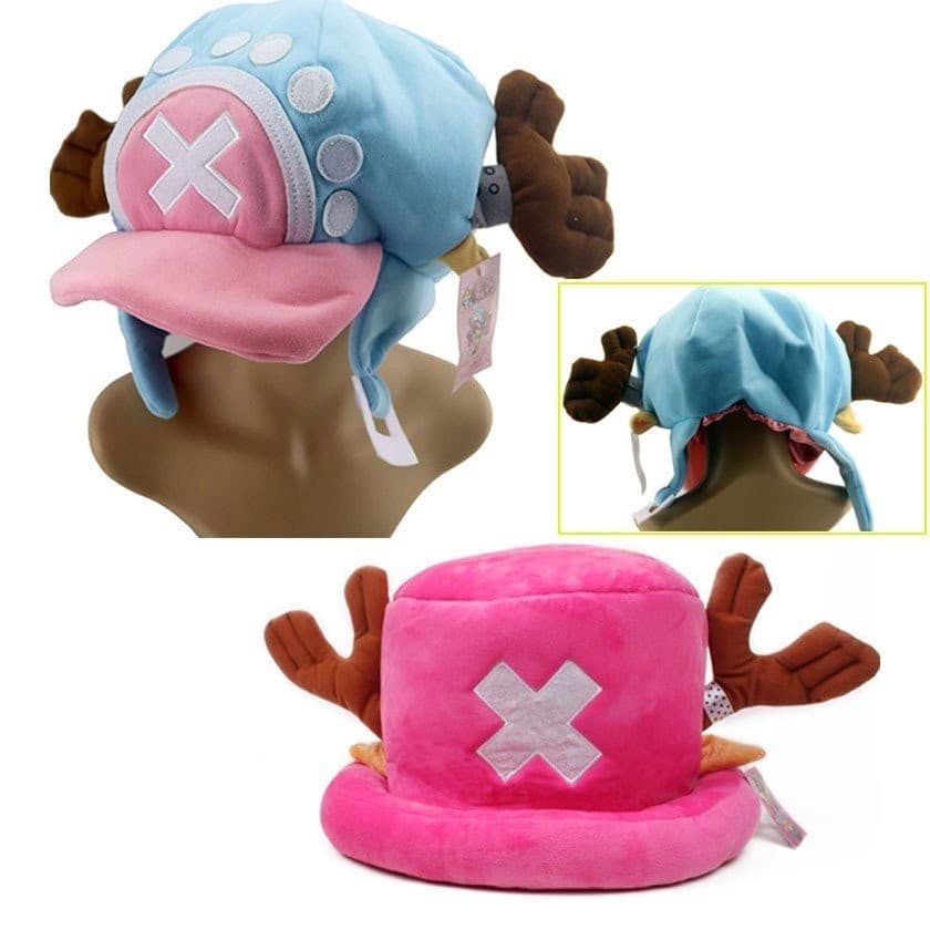 Novo Boné Anime Tony Chopper Cosplay Chapéu De Inverno De Pelúcia Presentes Leves