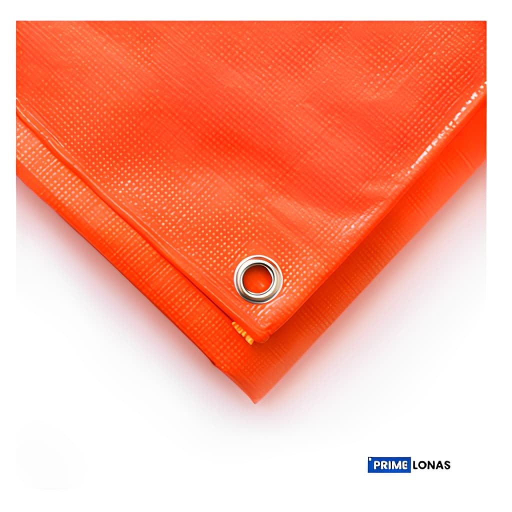 Lona multiuso Impermeável 1x2 Laranja Bainha simples  - Primelonas SK