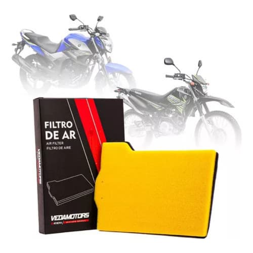 Filtro Ar Yamaha Tenere 250 Fazer 250 Lander 250 2007-2015
