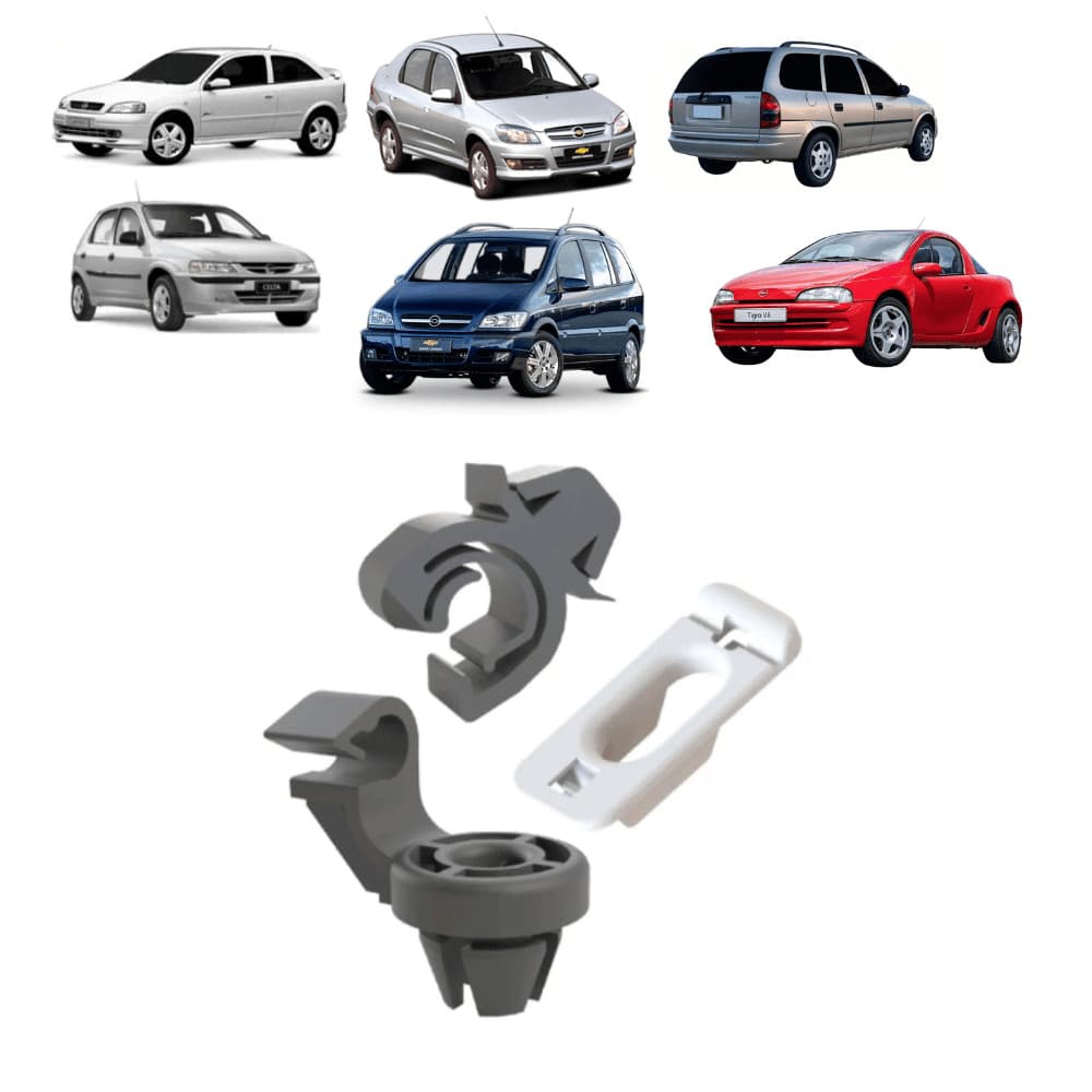 kit Grampo Vareta Capo Corsa Celta Prisma Agile Classic Zafira