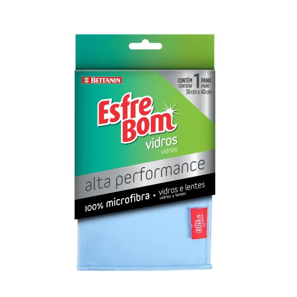 Pano para Vidros Microfibra Alta Performance EsfreBom Bettanin