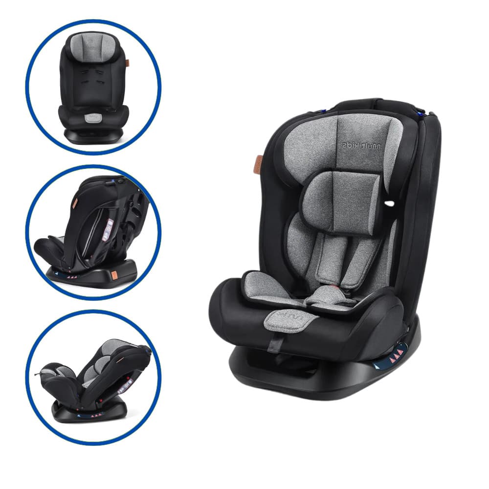 Cadeira Infantil Carro Bebê Auto Reclinável Infantil 0-36 Kg Cadeirinha Segurança MultiKids Baby