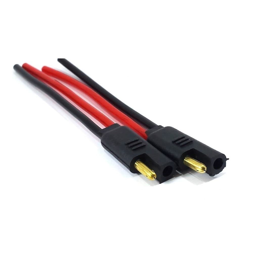Conector 2 Vias Reforçado C/ Fio 4,0 Mm Plug Para Caixa