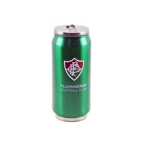 Copo De Inox Com Canudo 350ml - Fluminense