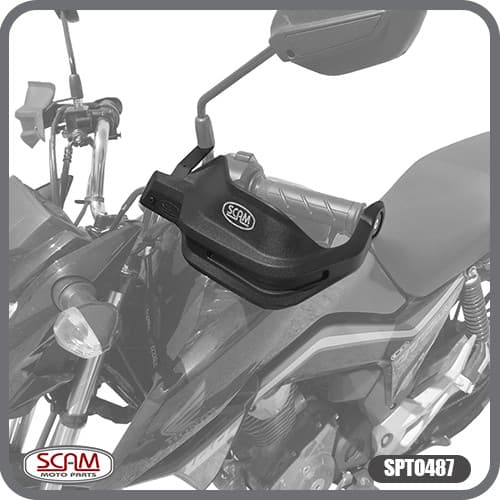 PROTETOR DE MÃO HONDA CG/POP YAMAHA FAZER/FACTOR SCAMSPTO487