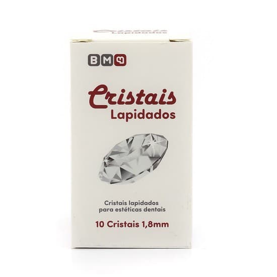 Cristais Lapidados Para Piercing Dental - Maquira Embalagem com 10 unidades Crystal nº 3 1,8mm