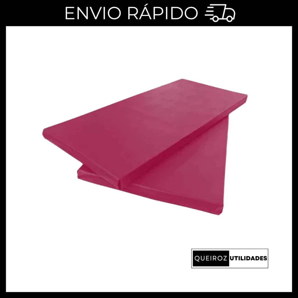 KIT 2 COLCHONETES ROSA ACADEMIA / YOGA / PILATES / ACADEMIA / ESPUMA
