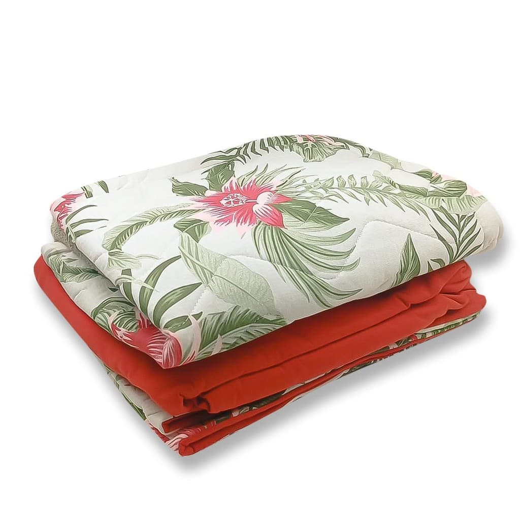 Kit de Cama Queen 3 Peças - Lençol Liso e 2 Fronhas com Acabamento Matelado Acolchoado