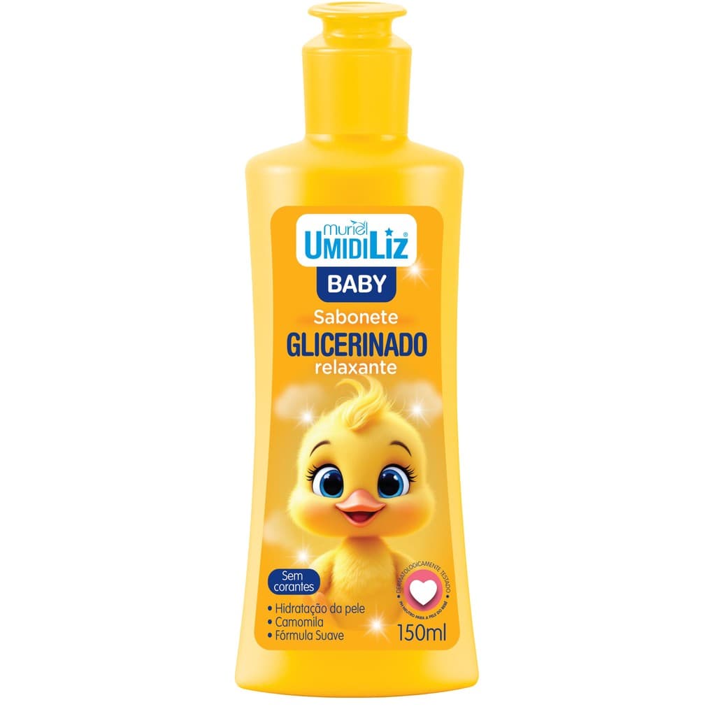 KIT COM 2 SABONETE LIQUIDO GLICERINADO UMIDILIZ BABY