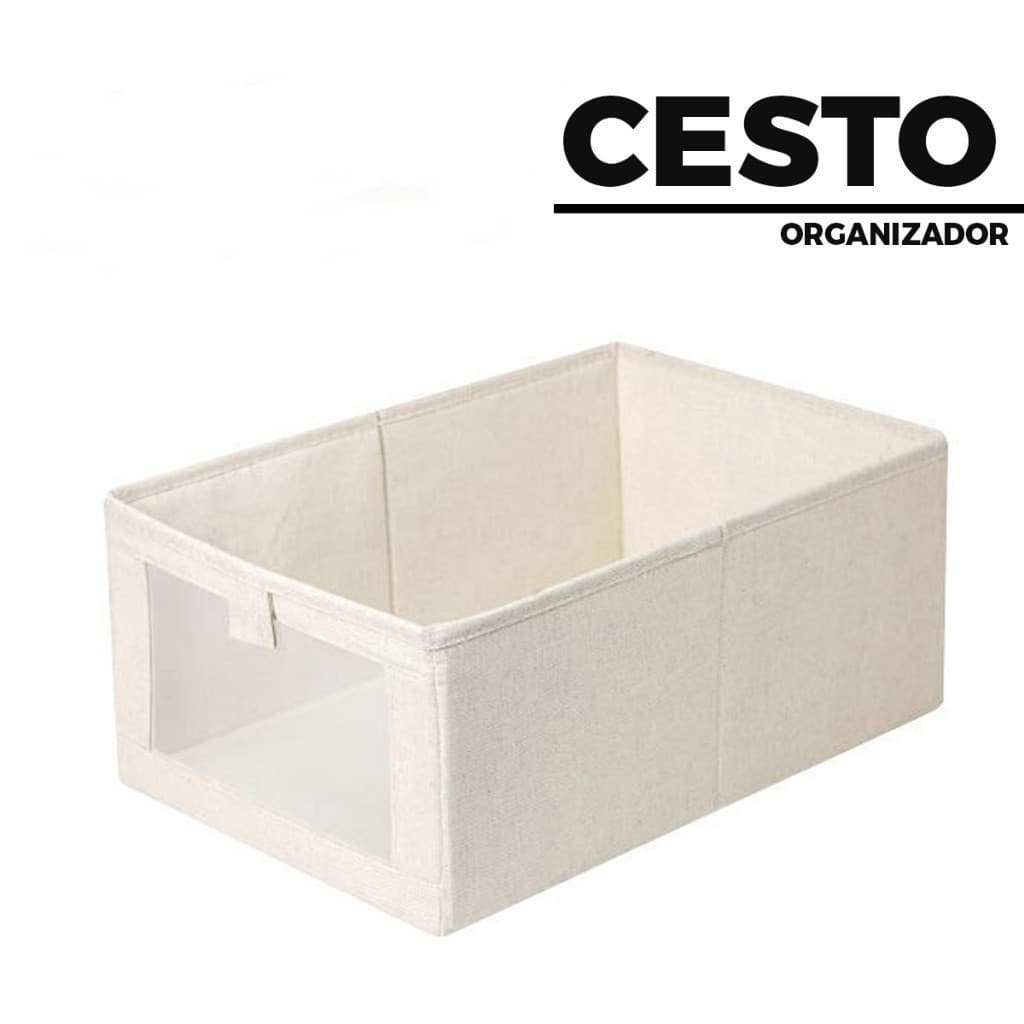 Organizador De Guarda-Roupa Dobrável Com Visor Para Camisetas/Calças/Roupas Intimas