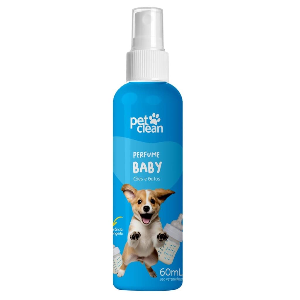 Perfume Baby Pet Pet Clean 60 ml para Cães e Gatos