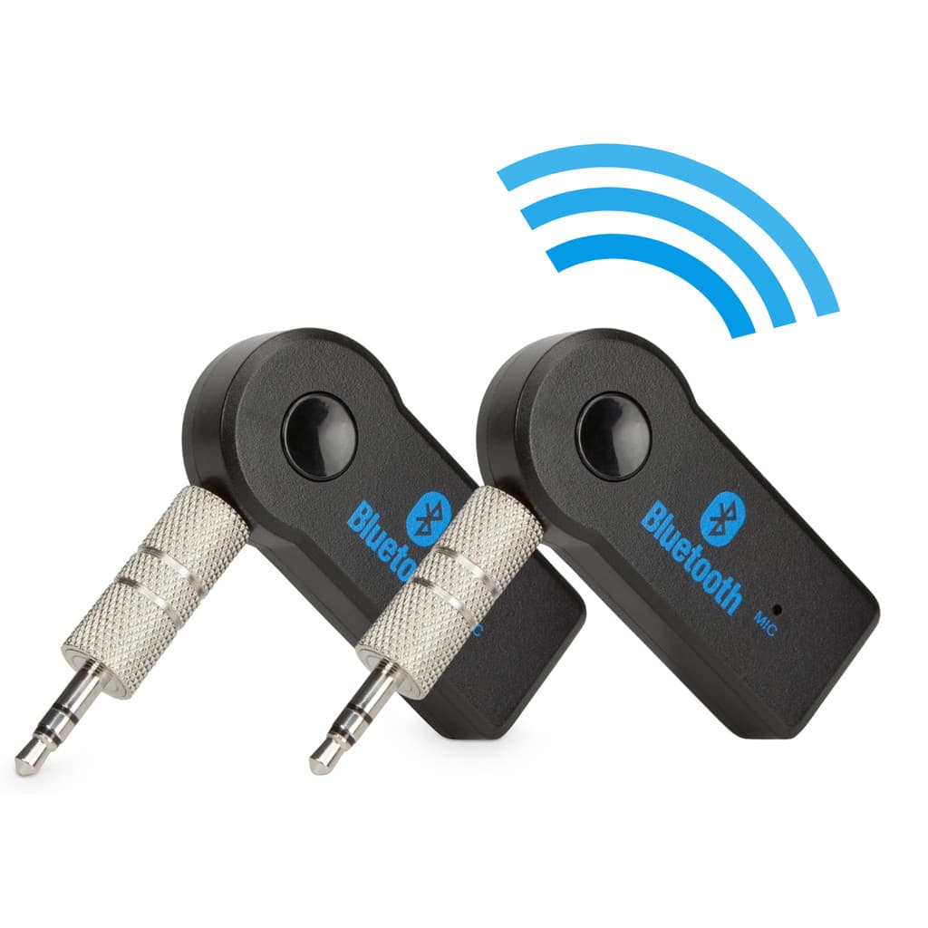 Kit 2 Adaptador Bluetooth P2 Música Carro Auxiliar Áudio Som Sem Fio