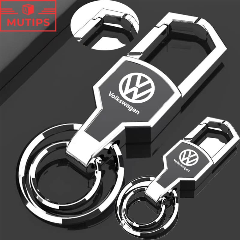 Volkswagen Logotipo Do Carro Chaveiro Liga De Metal Impressão A Laser Criativo Para VW Polo T-Cross Gol Saveiro Nivus Vi