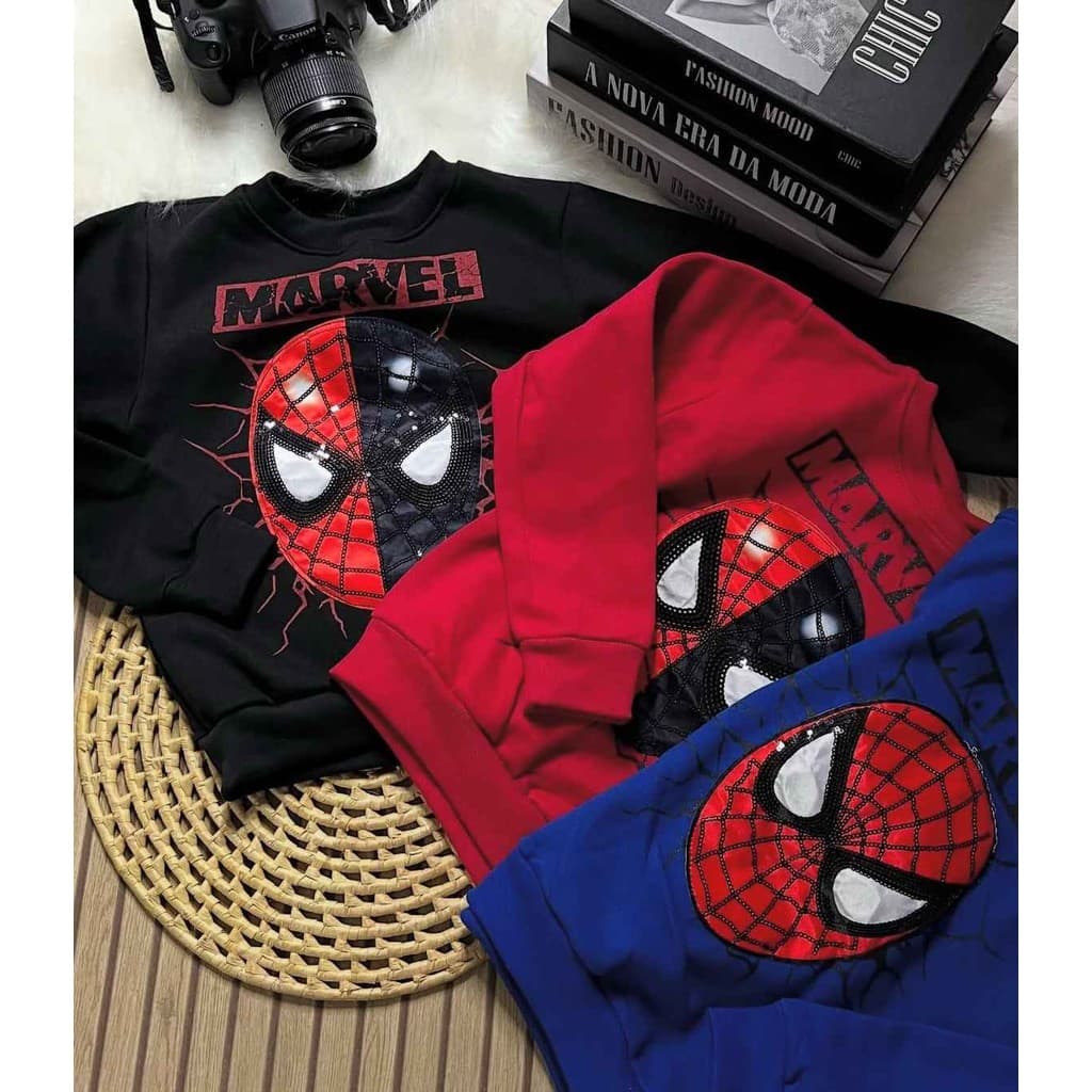 Blusa Moletom Homem Aranha com Led a prova D´água Infantil Acende