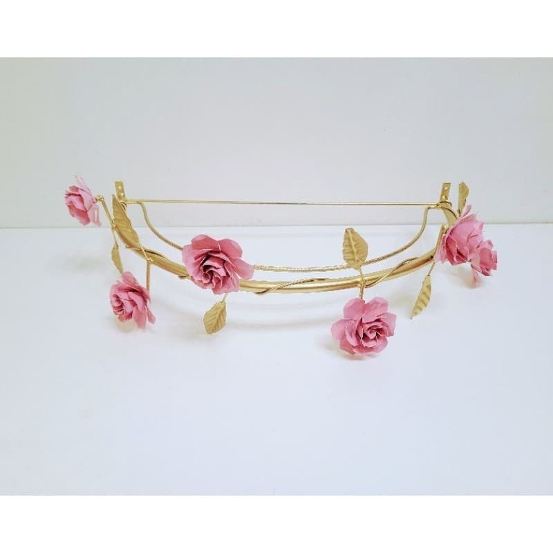 Dossel de flores para berço bebe
